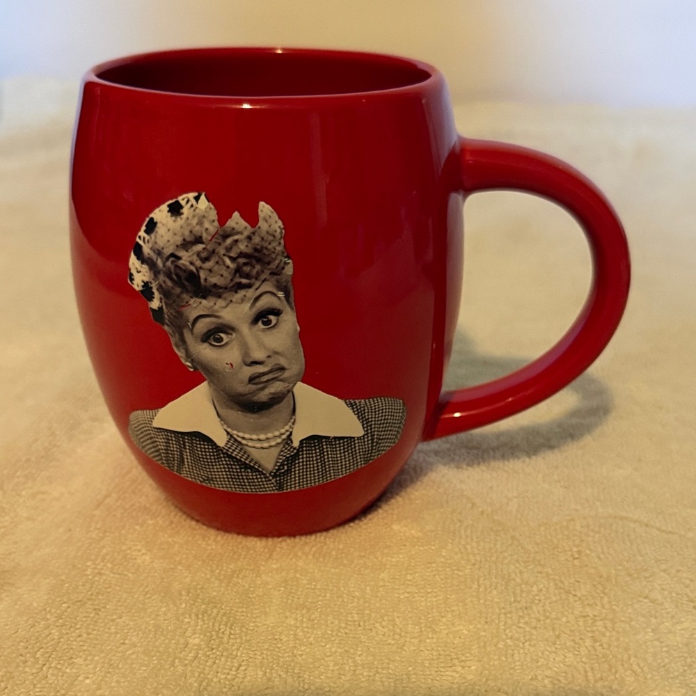 I Love Lucy Mug Red w/Photos